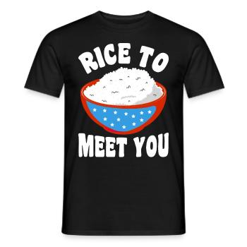 Sushi Asiatisches Essen - Männer T-Shirt - Schwarz - Vorne - AI Model Male 178 light (178cm)