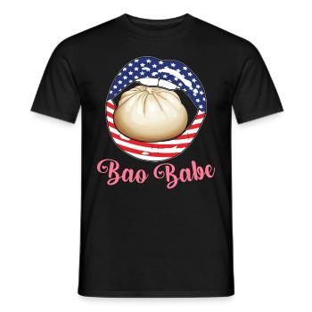Dim Sum Brötchen Chinesisches Essen - Männer T-Shirt - Schwarz - Vorne - AI Model Male 178 light (178cm)