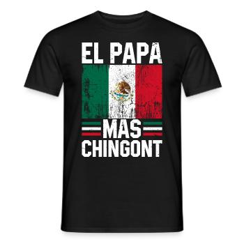 Hispanique Latino-Américain Mexicain V - T-shirt homme - noir - Devant - AI Model Male 178 light (178cm)