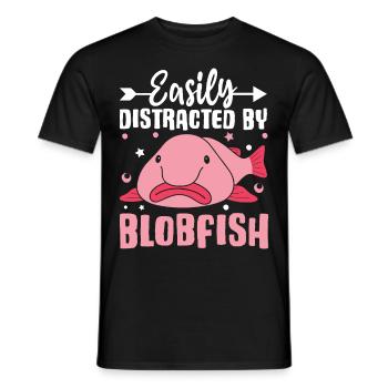 Drôle de créature marine - T-shirt homme - noir - Devant - AI Model Male 178 light (178cm)