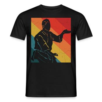 Wing Chun Kung Fu - T-shirt homme - noir - Devant - AI Model Male 178 light (178cm)