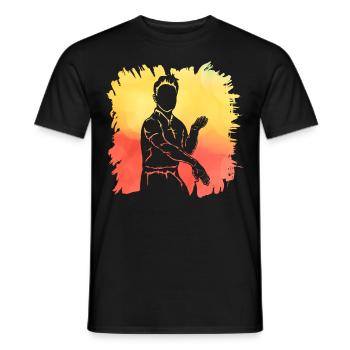 Wing Chun - T-shirt homme - noir - Devant - AI Model Male 178 light (178cm)