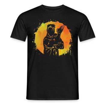 Wing Chun - T-shirt homme - noir - Devant - AI Model Male 178 light (178cm)