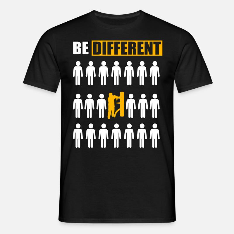 Sei anders Wing Chun - Männer T-Shirt - Schwarz