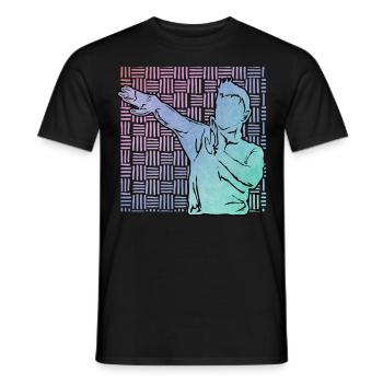 Wing Chun - T-shirt homme - noir - Devant - AI Model Male 178 light (178cm)