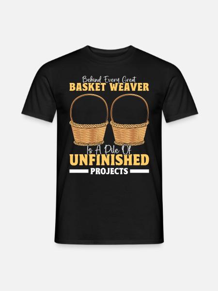 Basket Weaving Basket Weaving - Men's T-Shirt - black