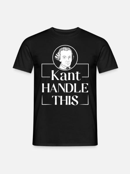 Philosophie Theorie Immanuel Kant Philosoph - T-shirt herr - svart