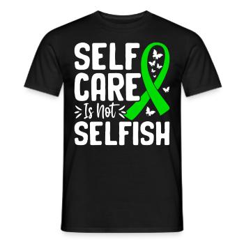 Sensibilisation à la santé mentale - T-shirt homme - noir - Devant - AI Model Male 178 light (178cm)