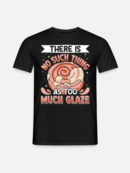 Cinnamon Roll Baker - Men's T-Shirt - black