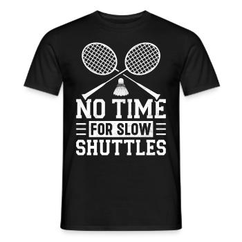 Badminton Players Badminton - Men's T-Shirt - black - Front - AI Model Male 178 light (178cm)
