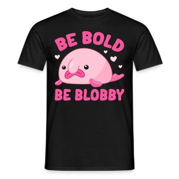 Drôle de poisson-mouche créature marine - T-shirt homme - noir - Devant - AI Model Male 178 light (178cm)