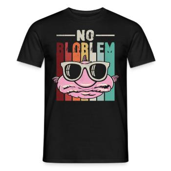 Drôle de poisson-mouche créature marine - T-shirt homme - noir - Devant - AI Model Male 178 light (178cm)