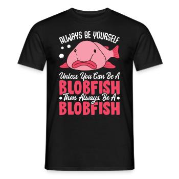 Marine animal - Men's T-Shirt - black - Front - AI Model Male 178 light (178cm)