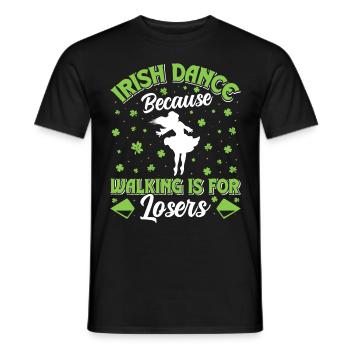 Danse irlandaise Danse irlandaise - T-shirt homme - noir - Devant - AI Model Male 178 light (178cm)