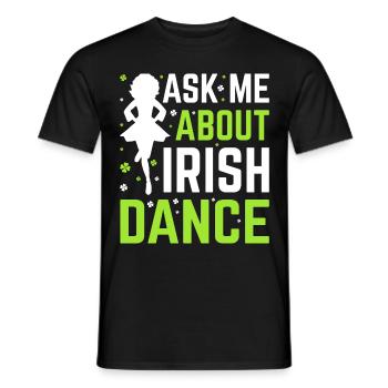 Danse irlandaise Danse irlandaise - T-shirt homme - noir - Devant - AI Model Male 178 light (178cm)