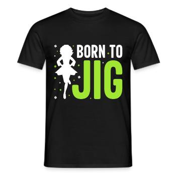 Danse irlandaise Danse irlandaise - T-shirt homme - noir - Devant - AI Model Male 178 light (178cm)
