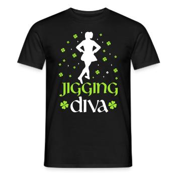 Danse irlandaise Danse irlandaise - T-shirt homme - noir - Devant - AI Model Male 178 light (178cm)