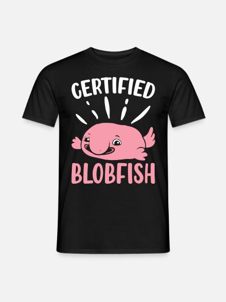 Funny sea creature - Men's T-Shirt - black