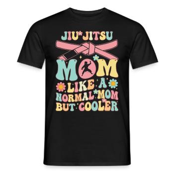 BJJ pour les femmes - T-shirt homme - noir - Devant - AI Model Male 178 light (178cm)