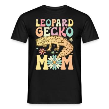 Groovy Eidechse Mama Reptil - Männer T-Shirt - Schwarz - Vorne - AI Model Male 178 light (178cm)