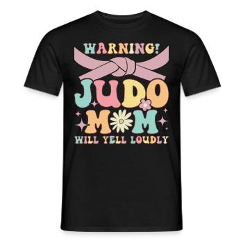 Lustige Martial Arts Mom - Männer T-Shirt - Schwarz - Vorne - AI Model Male 178 light (178cm)
