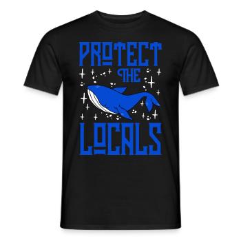 Schützen Sie die Einheimischen - Männer T-Shirt - Schwarz - Vorne - AI Model Male 178 light (178cm)