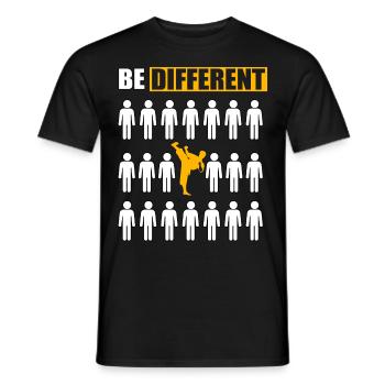 Soyez différent Taekwondo - T-shirt homme - noir - Devant - AI Model Male 178 light (178cm)