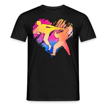 Taekwondo - Männer T-Shirt - Schwarz - Vorne - AI Model Male 178 light (178cm)