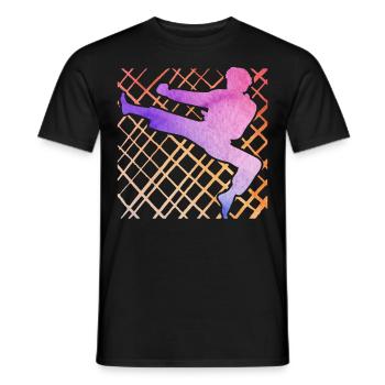 Taekwondo - Männer T-Shirt - Schwarz - Vorne - AI Model Male 178 light (178cm)