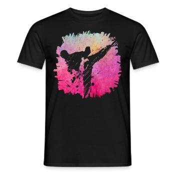 Taekwondo - Männer T-Shirt - Schwarz - Vorne - AI Model Male 178 light (178cm)