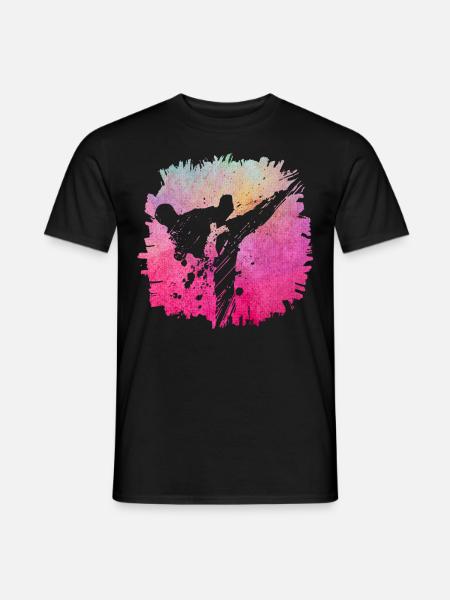 Taekwondo - Männer T-Shirt - Schwarz