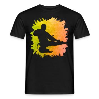 Taekwondo - Männer T-Shirt - Schwarz - Vorne - AI Model Male 178 light (178cm)