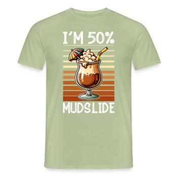 Cocktail Coulée de Boue - T-shirt homme - vert sauge - Devant - AI Model Male 178 light (178cm)