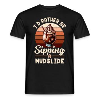Mudslide Cocktail - Männer T-Shirt - Schwarz - Vorne - AI Model Male 178 light (178cm)