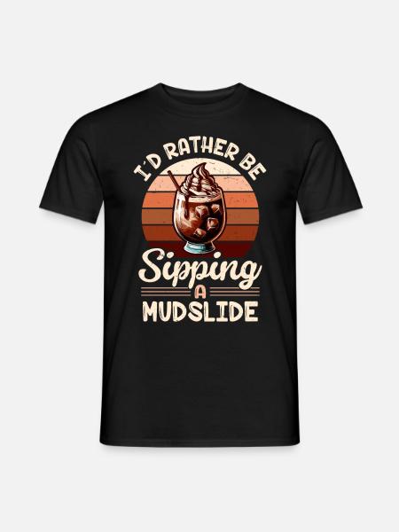 Mudslide Cocktail - Männer T-Shirt - Schwarz