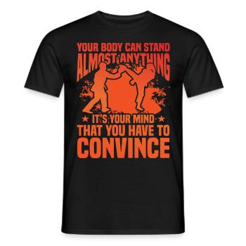 Taekwondo - Männer T-Shirt - Schwarz - Vorne - AI Model Male 178 light (178cm)
