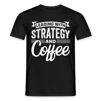 Business Administration Business Administration Office - Men's T-Shirt - black - Front - AI Model Male 178 light (178cm)