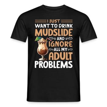 Mudslide Cocktail - Männer T-Shirt - Schwarz - Vorne - AI Model Male 178 light (178cm)