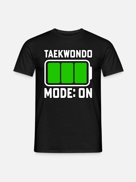 Taekwondo Mode On - Men's T-Shirt - black