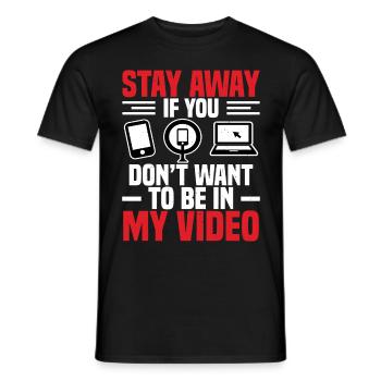 Créateurs de contenu et influenceurs sur les réseaux sociaux - T-shirt homme - noir - Devant - AI Model Male 178 light (178cm)