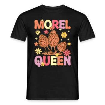 Groovy Mykologe auf Pilzsuche - Männer T-Shirt - Schwarz - Vorne - AI Model Male 178 light (178cm)