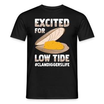 Moules Fruits de mer - T-shirt homme - noir - Devant - AI Model Male 178 light (178cm)