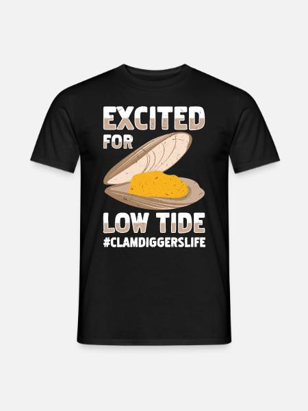 Mussels Seafood - Men's T-Shirt - black