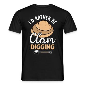 Moules Fruits de mer - T-shirt homme - noir - Devant - AI Model Male 178 light (178cm)