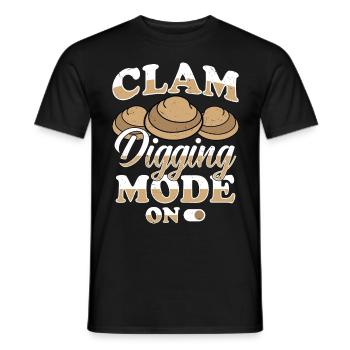 Moules Fruits de mer - T-shirt homme - noir - Devant - AI Model Male 178 light (178cm)