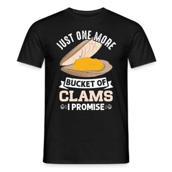 Moules Fruits de mer - T-shirt homme - noir - Devant - AI Model Male 178 light (178cm)