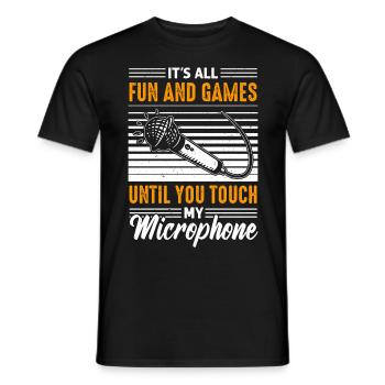 Créateurs de contenu et influenceurs sur les réseaux sociaux - T-shirt homme - noir - Devant - AI Model Male 178 light (178cm)