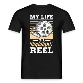Créateurs de contenu et influenceurs sur les réseaux sociaux - T-shirt homme - noir - Devant - AI Model Male 178 light (178cm)