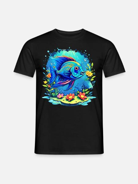 Angelfish - Men's T-Shirt - black