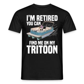 Capitaine Tritoon - T-shirt homme - noir - Devant - AI Model Male 178 light (178cm)